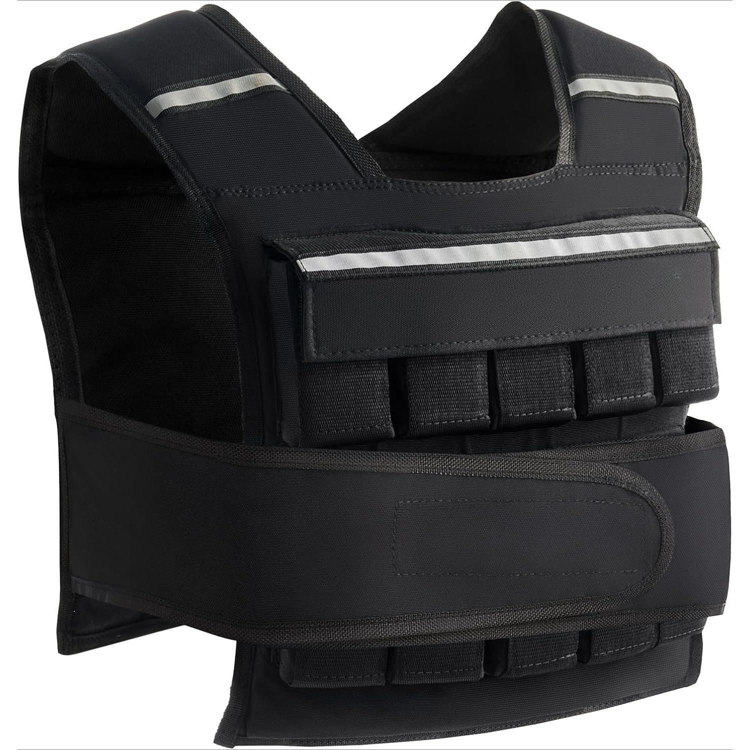 23lb-45lb Adjustable Weighted Vest for Exercise with Iron Weights
