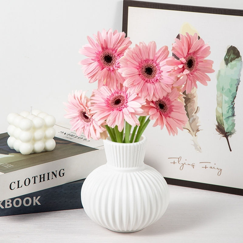 Thumbnail: Plastic Flower Vase for Desk & Home Decoration – Modern Interior Accessories
