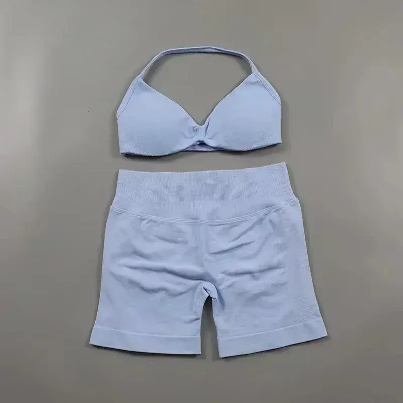Thumbnail: High Elastic Pilates Suit for Women Breathable Quick Dry Solid Color Outfit