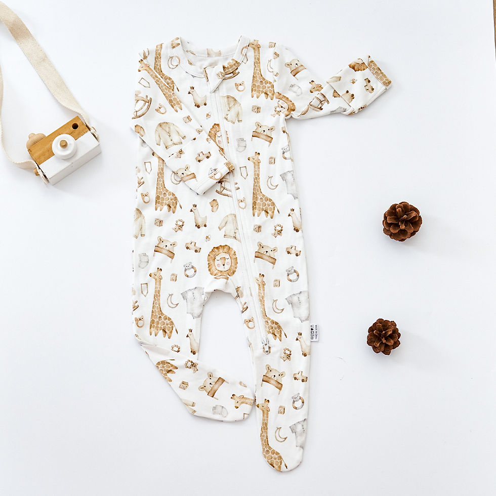 Thumbnail: HappyFlute Bamboo Cotton Baby Romper