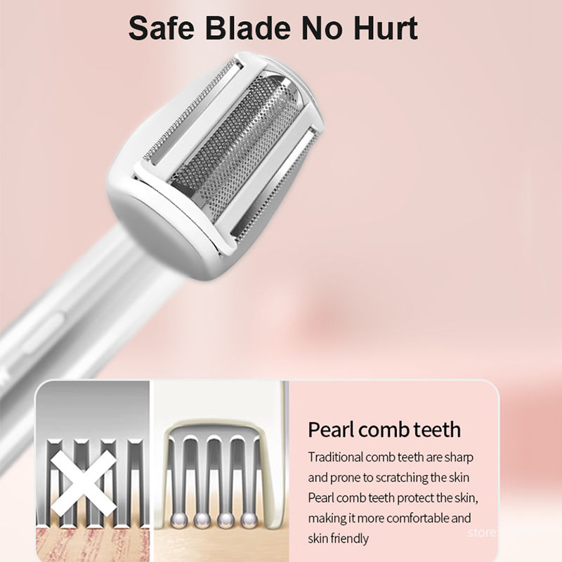 Thumbnail: HAOYUNMA 4-in-1 Rechargeable Electric Shaver for Women – Wet & Dry Use