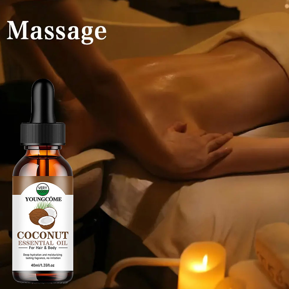 Thumbnail: Coconut Hair Straightening Essential Oil - Repairs Dyed & Damaged Hair