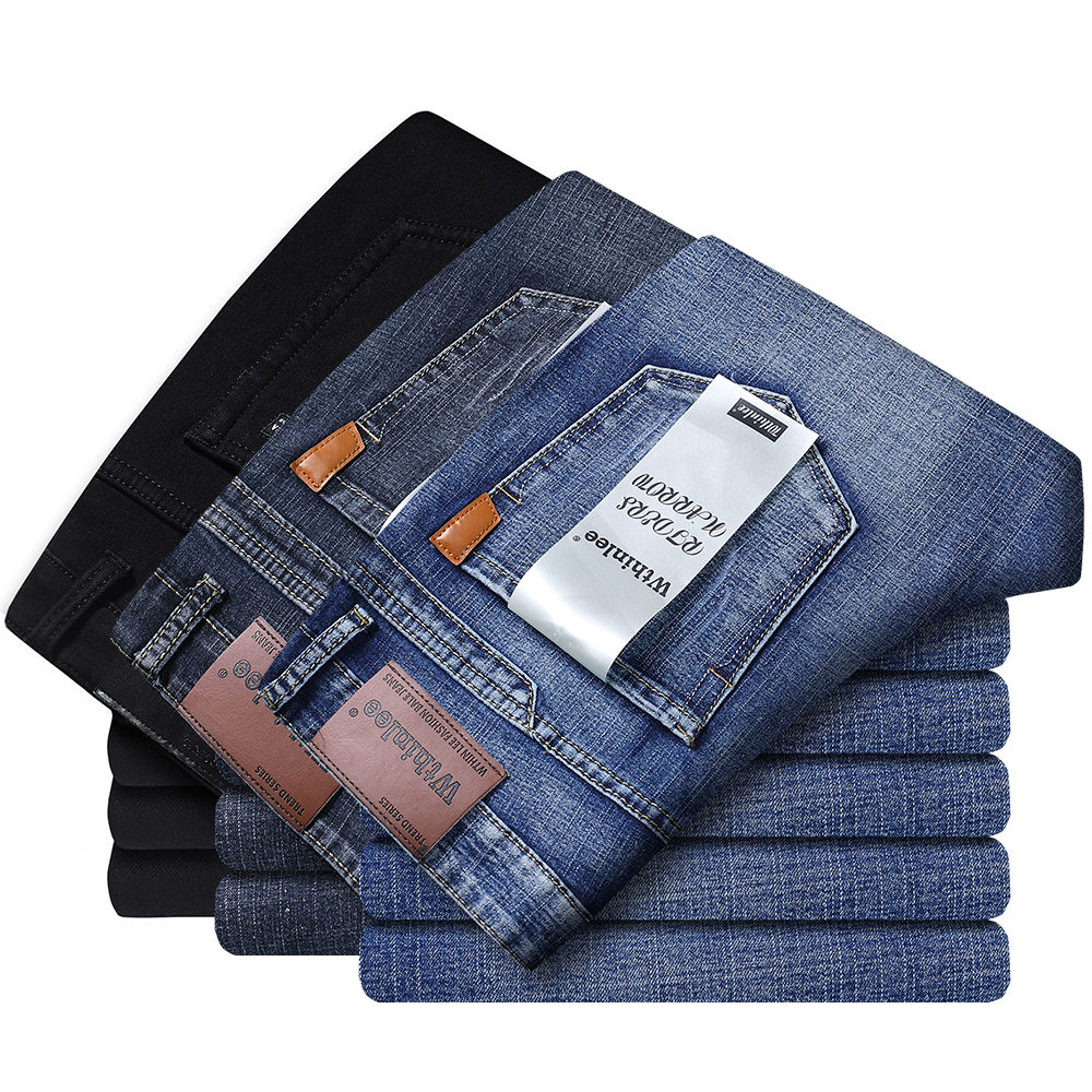 Wthinlee Stretch Straight Jeans 3-Pack – Smart Casual Slim Fit