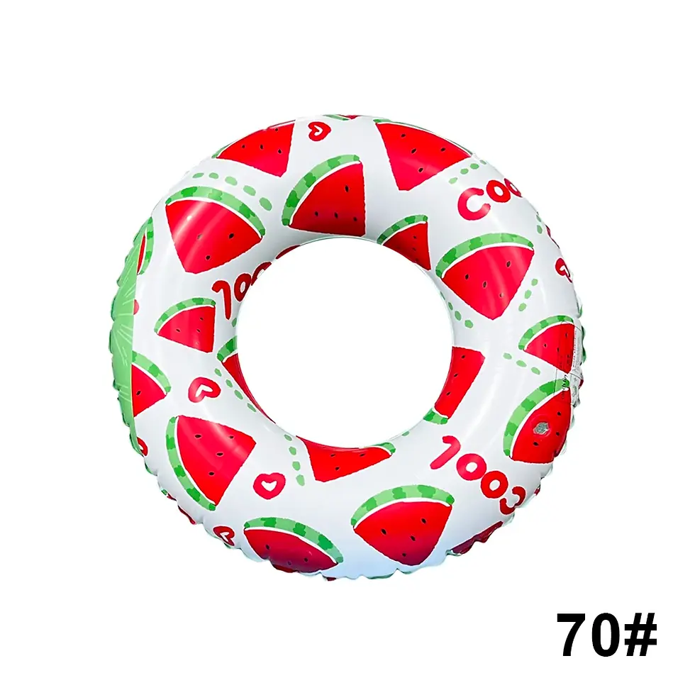 Thumbnail: Inflatable Watermelon Swimming Ring – Fun Pool Float for Summer Water Play