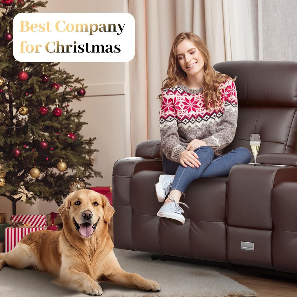 Thumbnail: 3-Seater Massage Recliner Sofa with Heavy Weight Capacity