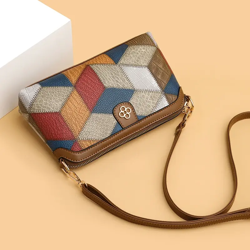Thumbnail: PU Leather Small Crossbody Shoulder Bag – Luxury Shell‑Shape Women’s Satchel