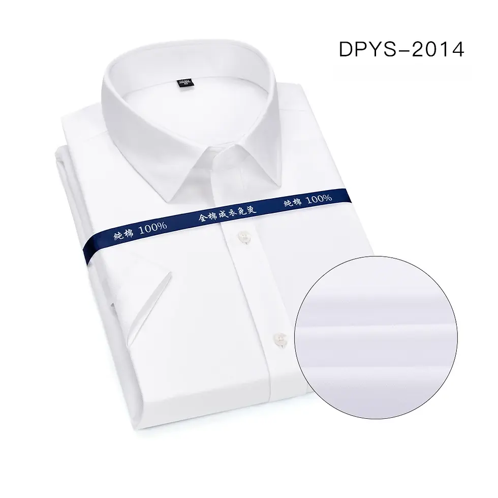 Thumbnail: Men’s Blue Check Long Sleeve Cotton Non‑Iron Dress Shirt