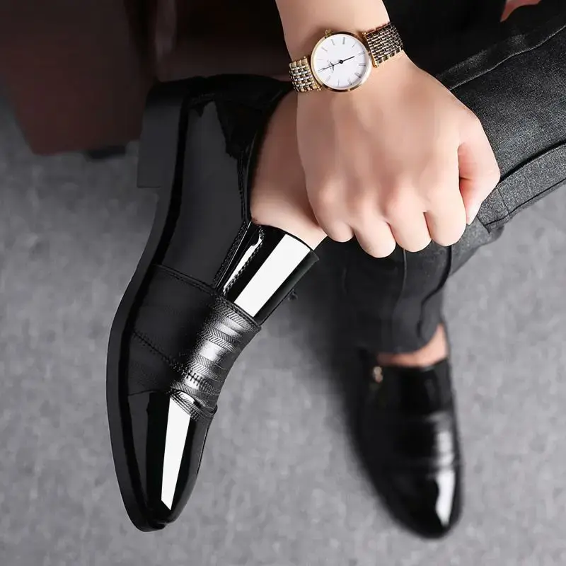 Thumbnail: Trendy High Quality Dress Shoes for Men with Sleek Design and Comfortable Fit