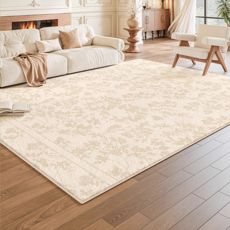 Thumbnail: Cream Style Bedroom Carpet Fluffy Soft Large Area Rug
