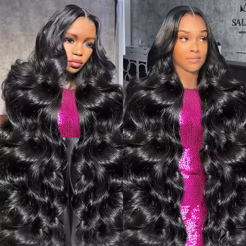 40–46 Inch Body Wave Wig 13x6 360 HD Lace 300% Peruvian Human Hair