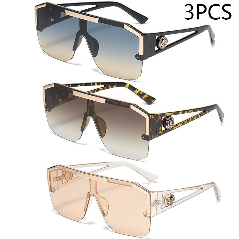 Thumbnail: Oversized Gradient Square Sunglasses Unisex Sports Driving Fashion Shades