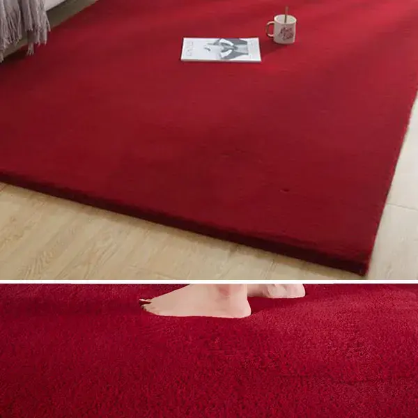 Thumbnail: Comfortable Soft Plush Rug Modern Simple Bedroom/Living Room Balcony Cushion