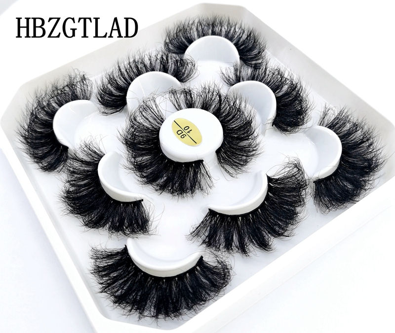 Thumbnail: 5 Pairs 25mm 3D Mink Full Strip Lashes