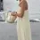 Thumbnail: Beige Off Shoulder Sleeveless Maxi Dress Loose Summer Beach Style