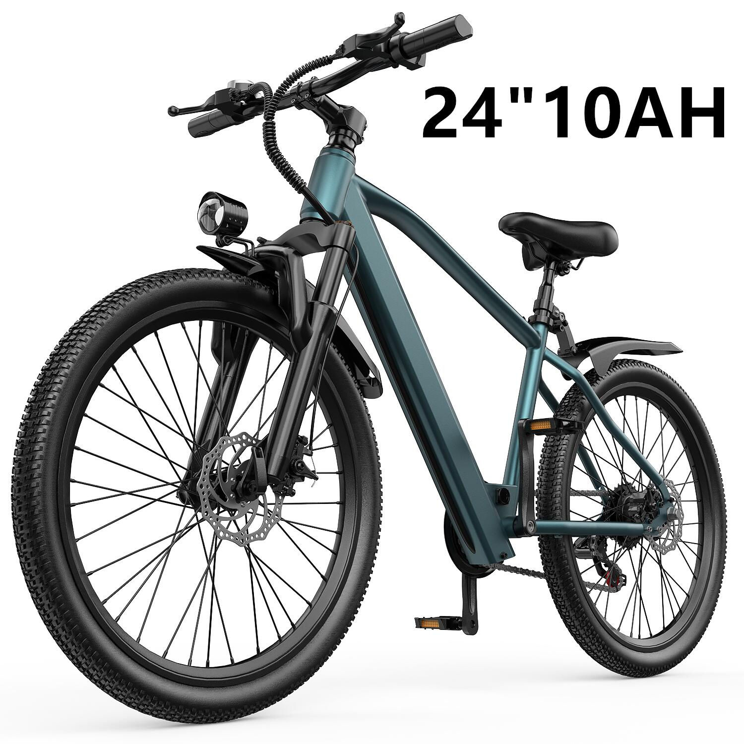 Adults Electric Mountain Bike 26" 24" 36V Peak 500W Battery Off-Road E-Bike