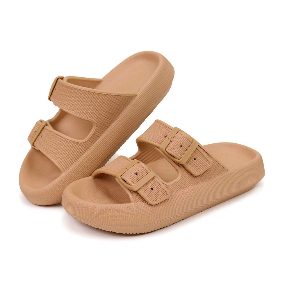 Thumbnail: Asgard Cloud Platform Sandals – Women’s Soft Beach Slippers with Buckle Straps