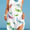 Thumbnail: Summer Floral Sleeveless Dress Knee-Length