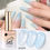 Thumbnail: 15ml Jelly Milky White Nail Gel Polish Translucent Semi Permanent UV