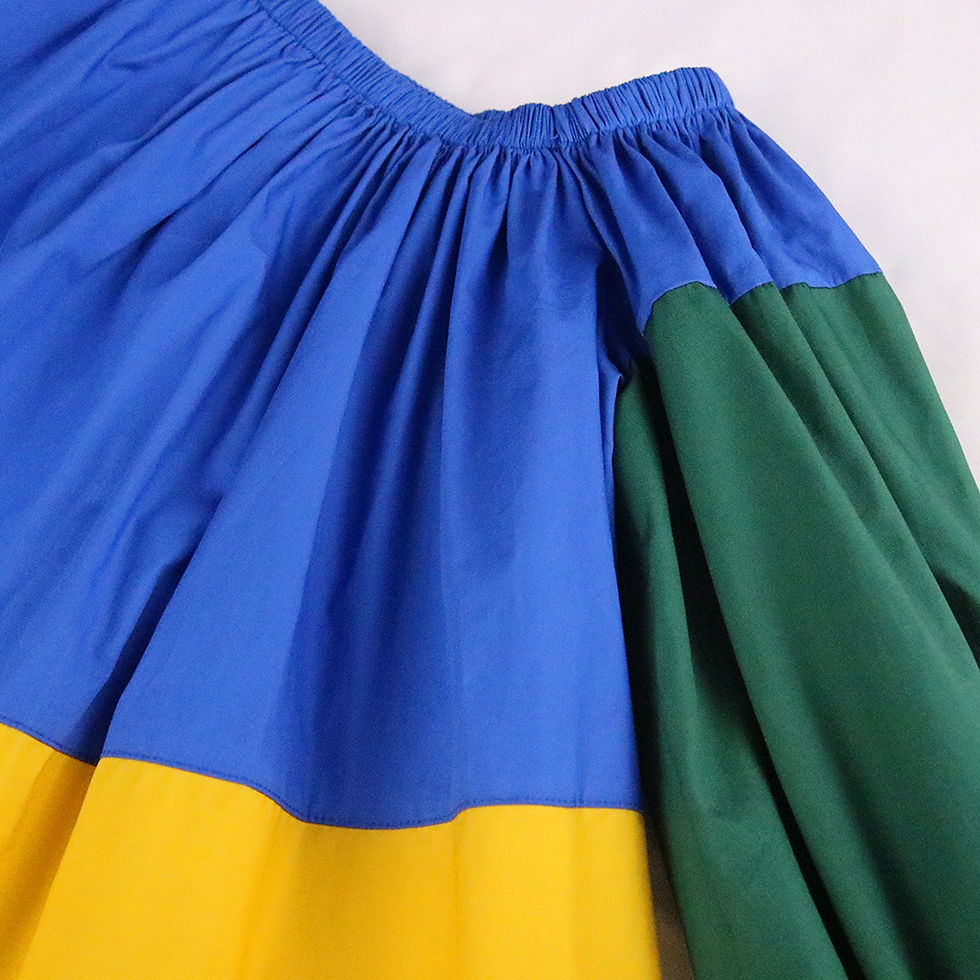 Thumbnail: Cotton One‑Shoulder Blouse Puff Sleeve Belted Elegant