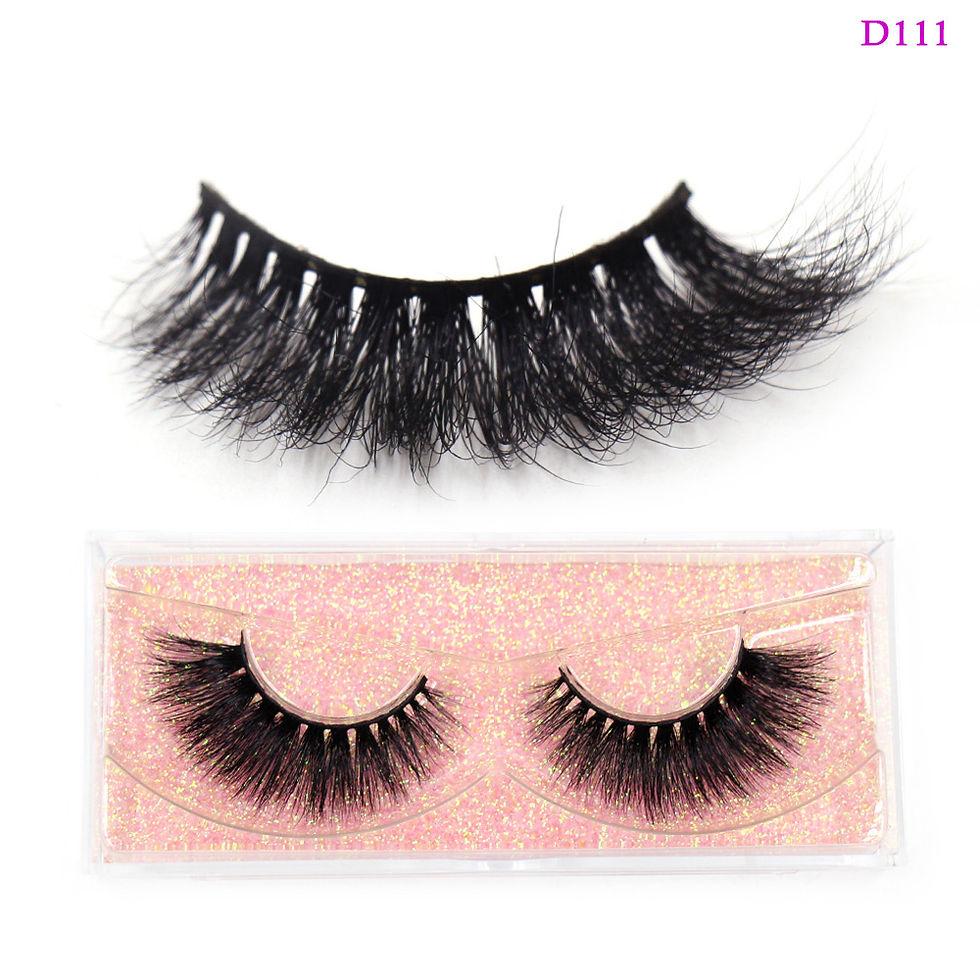 Thumbnail: Makeup 3D Mink Fluffy Soft Wispy False Eyelashes Reusable