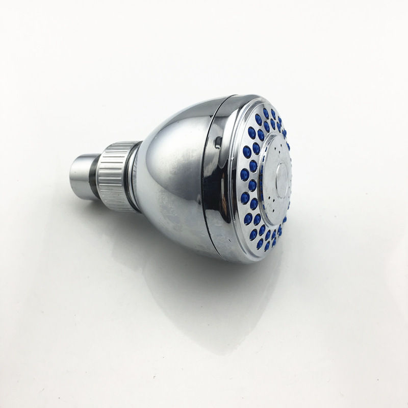 Thumbnail: Chrome Ceiling Mounted Water Saving Shower Head with Round Spray Design