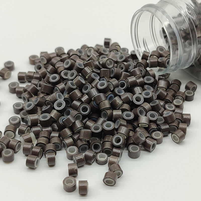 Thumbnail: 500pcs Silicone Lined Micro Rings – 5mm Hair Extension Beads