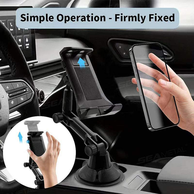 Thumbnail: SEAMETAL Car Drink Holder Tablet Mount – Flexible Multi-Joint Phone & Tablet
