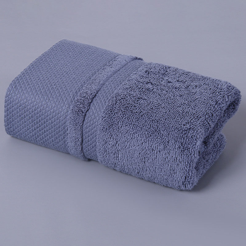 Thumbnail: Solid Color Pure Cotton Hand Towel Thick Soft Highly Absorbent for Bathroom