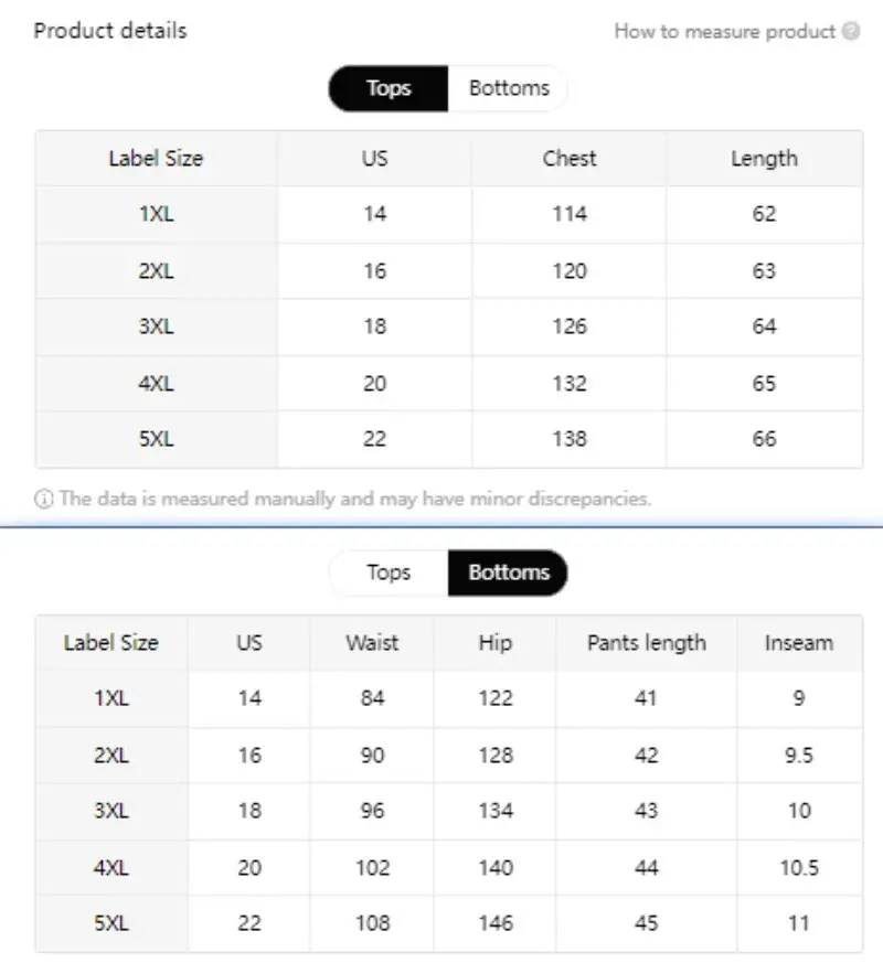 Thumbnail: Plus Size Women’s Abstract Print Pajama Set – Short Sleeve 2-Piece Loungewear