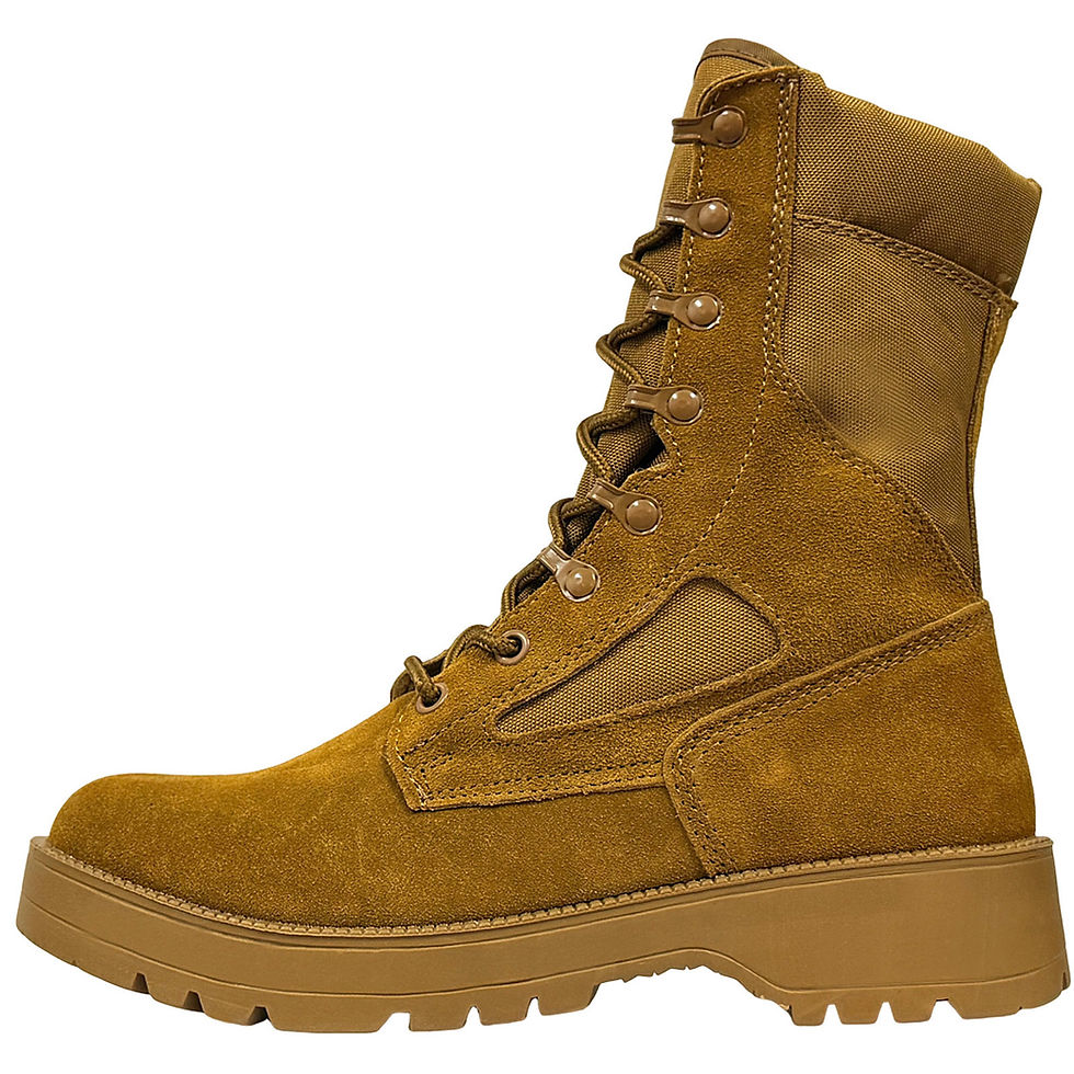 Thumbnail: Mens Tactical Combat Boots Waterproof Outdoor Hiking Lace Up Zip