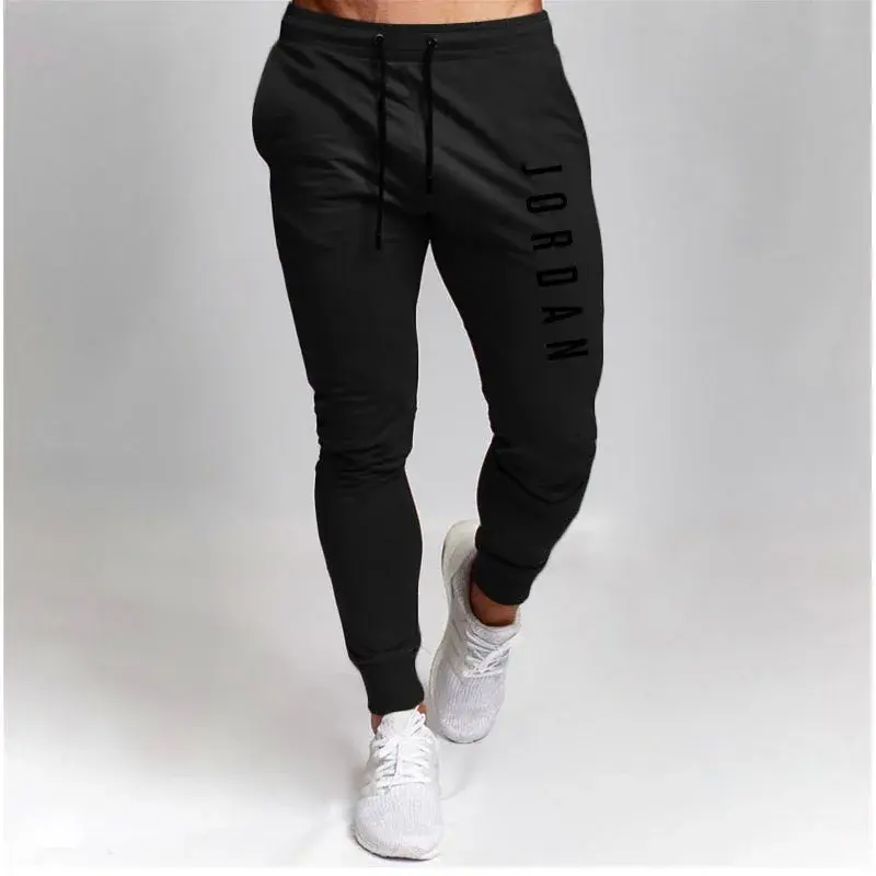 Thumbnail: Men’s Loose Stretch Casual Sweatpants – Lightweight, Drawstring, Ankle-Length