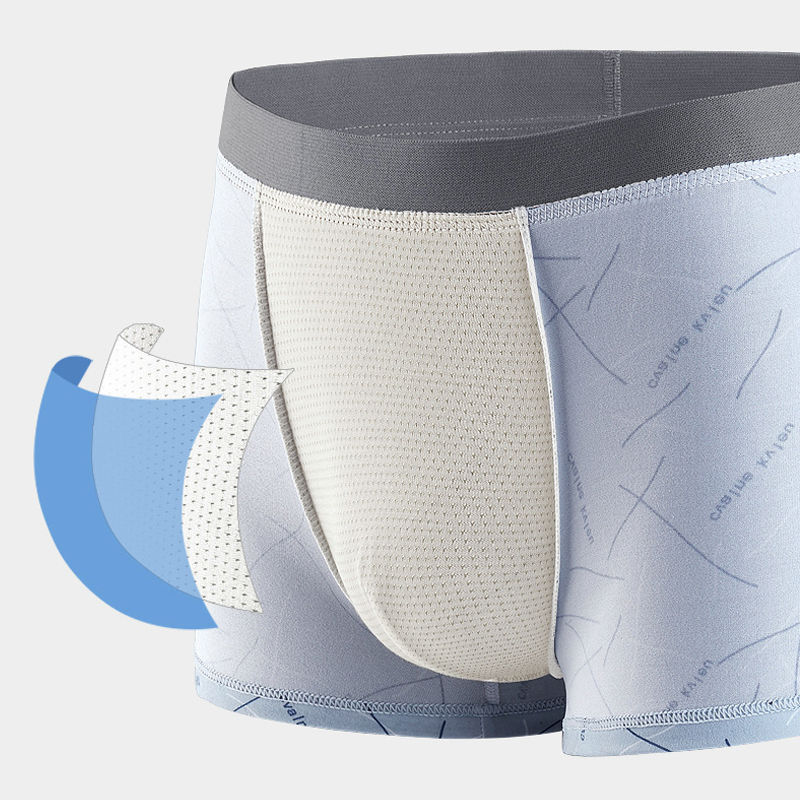 Thumbnail: Men’s Polyester Boxer Briefs Soft Comfortable Everyday Underwear