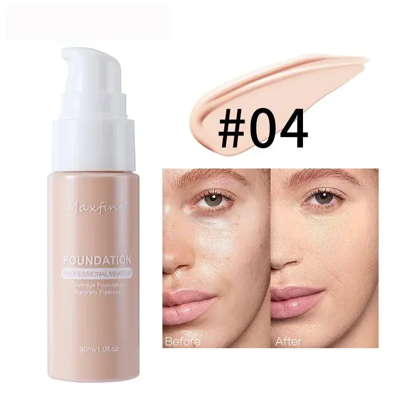 Thumbnail: Matte Liquid Foundation Concealer Waterproof Sweat Resistant Makeup Base