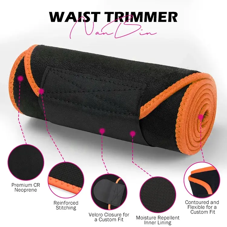 Thumbnail: Women’s Sweat Waist Trainer Belt – Workout Slimming Trimmer Wrap