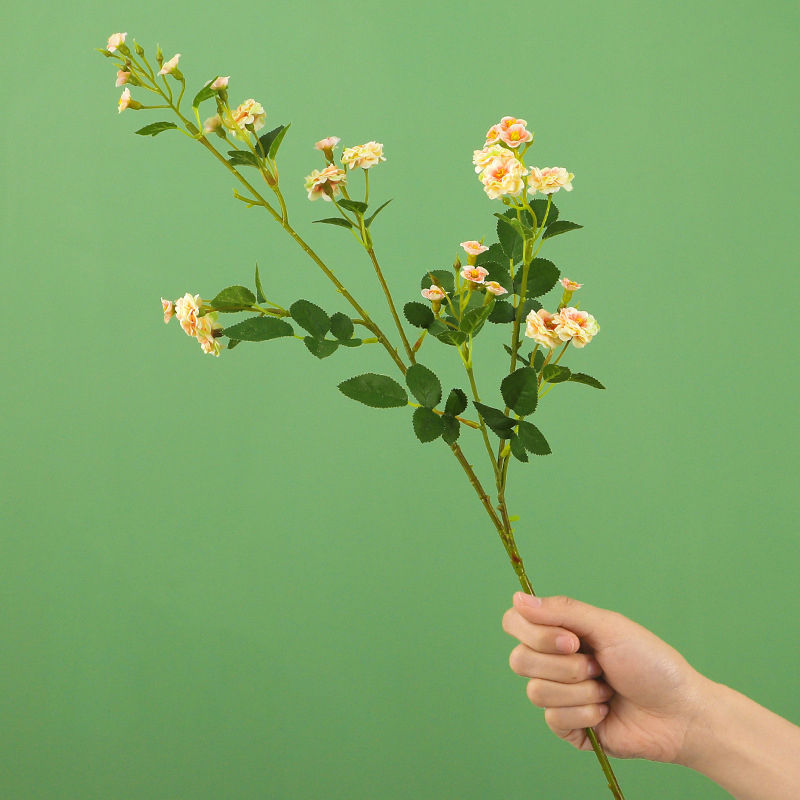 Thumbnail: Mini Vintage Silk Rose Artificial Bouquet for Wedding & Home Décor