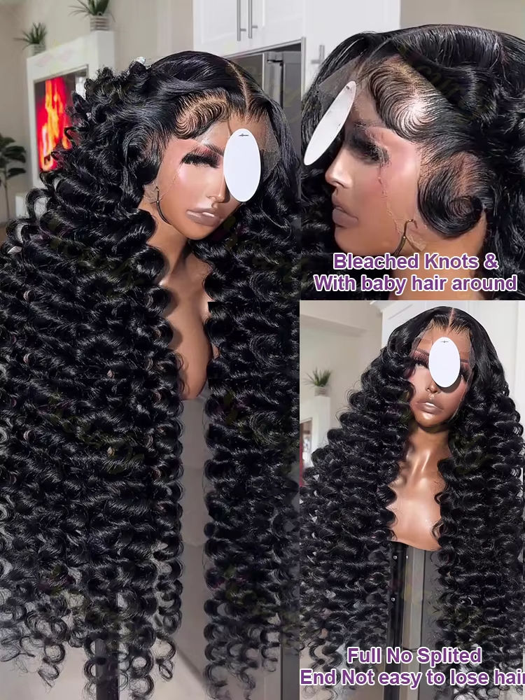 Thumbnail: Loose Wave HD Lace Wig, 30–40 Inch Raw Peruvian Human Hair
