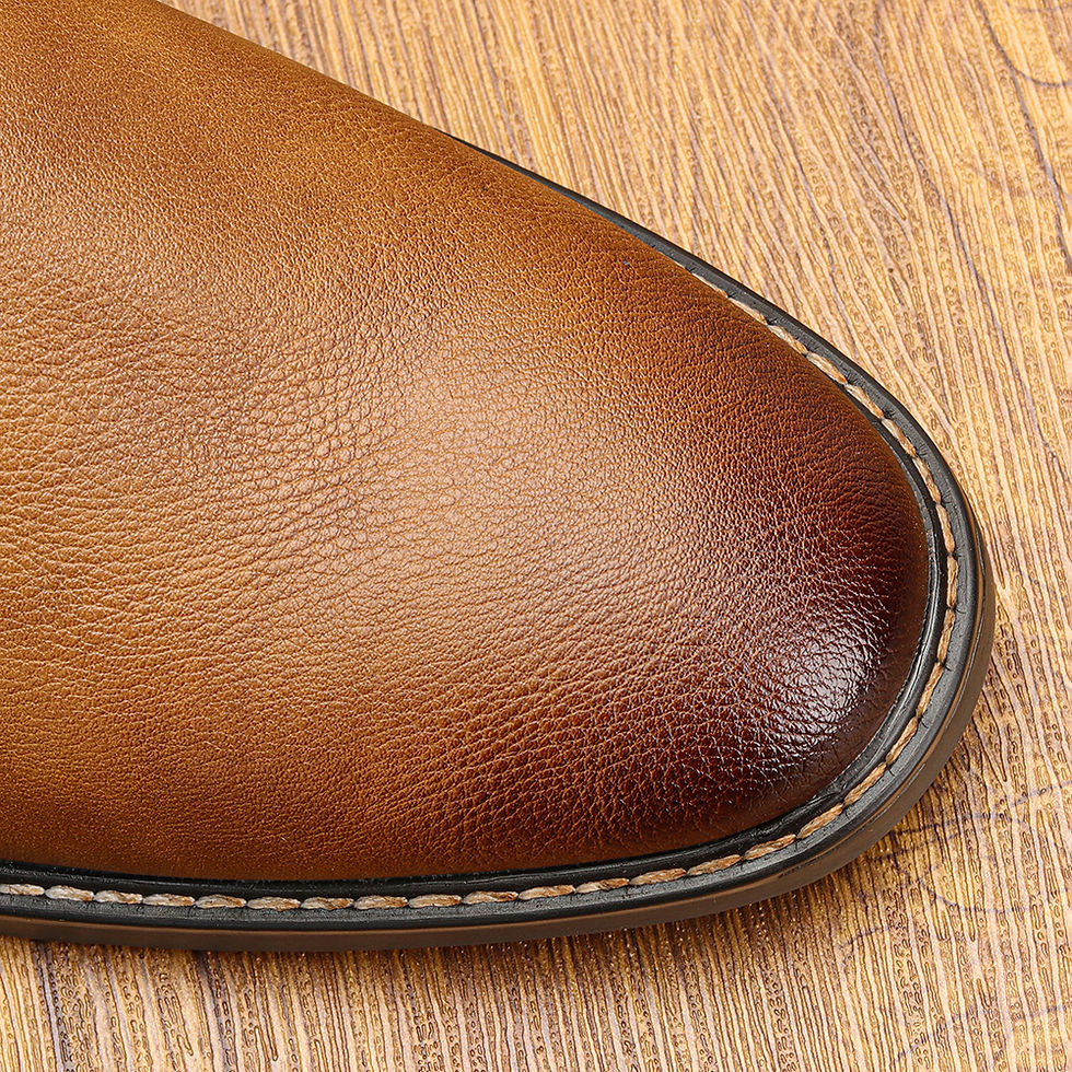 Thumbnail: Mens Retro Chelsea Boots Comfortable Casual Ankle Dress Boots