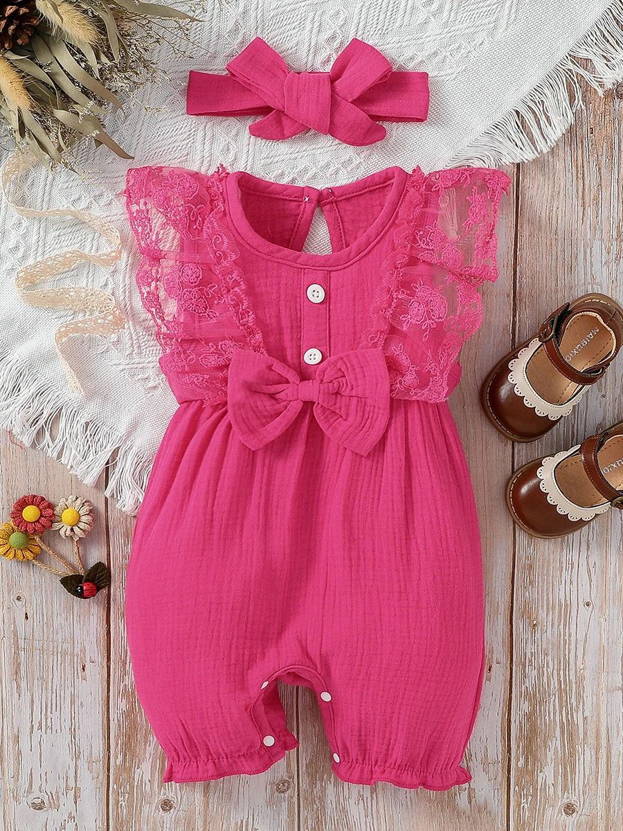 Thumbnail: 3-24M Baby girl Cotton Soft cute sleeveless