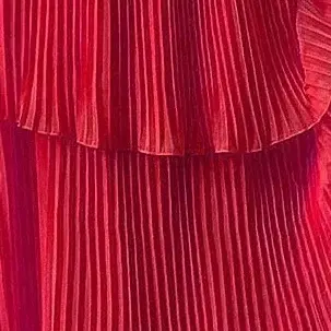 Thumbnail: Off‑Shoulder Pleated Tiered Plus Size Solid Color Dress