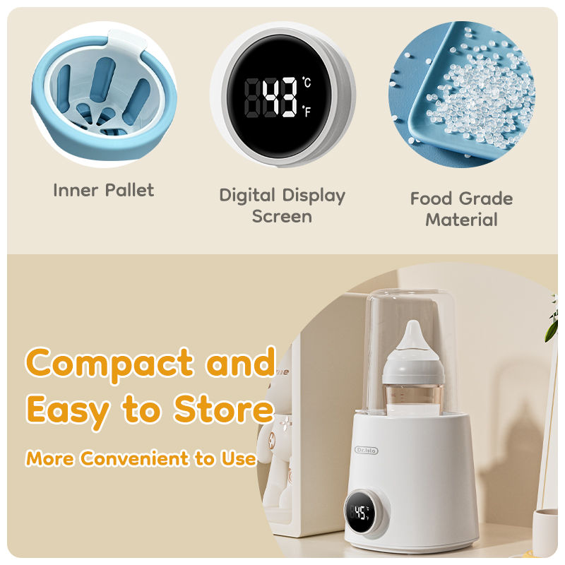 Thumbnail: Baby Bottle Warmer – Multi-Function Adjustable Heater, 36–100°C, Rechargeable