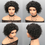 Thumbnail: Short Glueless HD Curly Pixie Cut Wig with 5x5 Closure