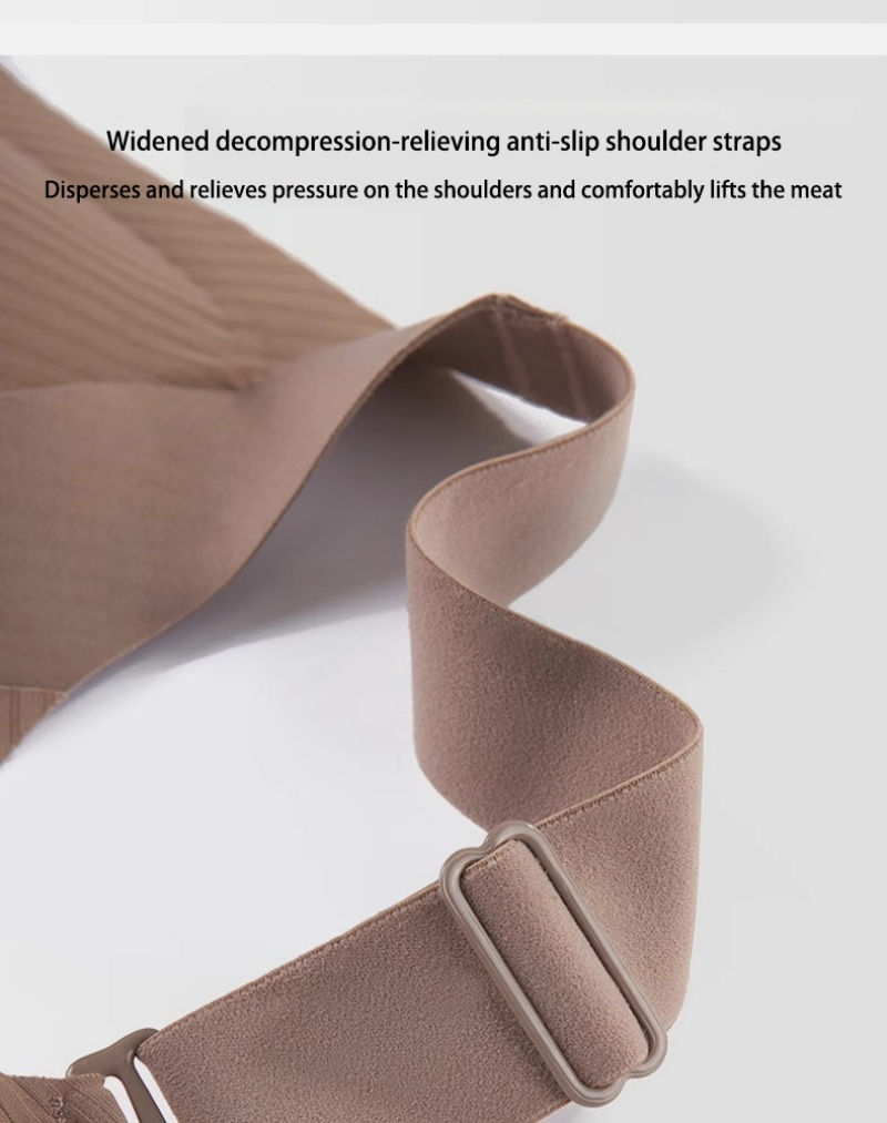 Thumbnail: 3 Pack Seamless Wireless Bras for Women Comfortable Large Size Everyday Wear