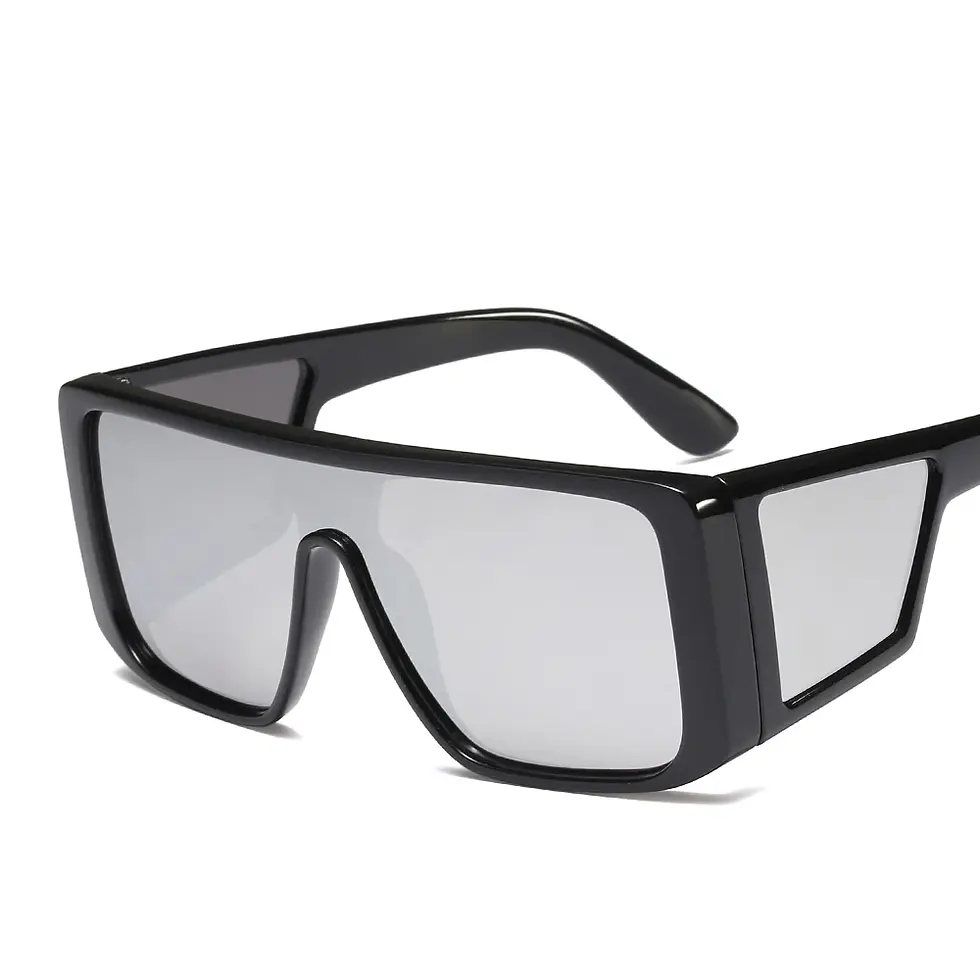 Thumbnail: Oversized Three‑Mirror Face Party Sunglasses