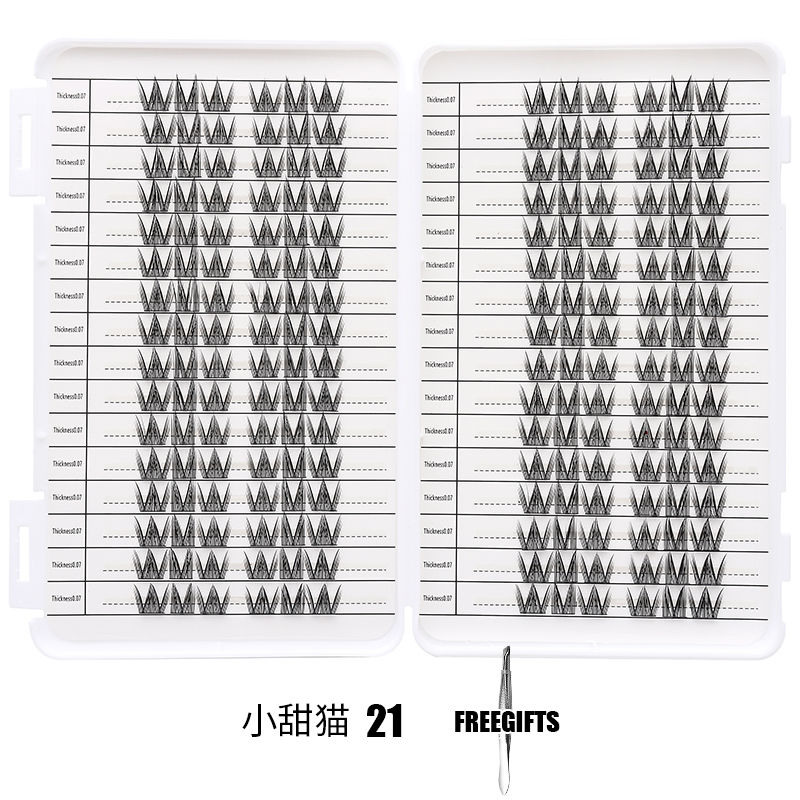 Thumbnail: Individual Mink Hair Eyelash Clusters