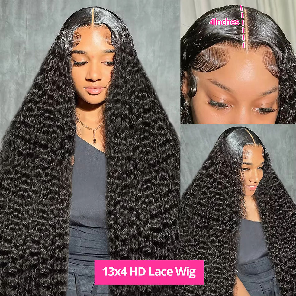 Thumbnail: Water Wave Glueless HD Lace Wig 250 Density Brazilian Human Hair