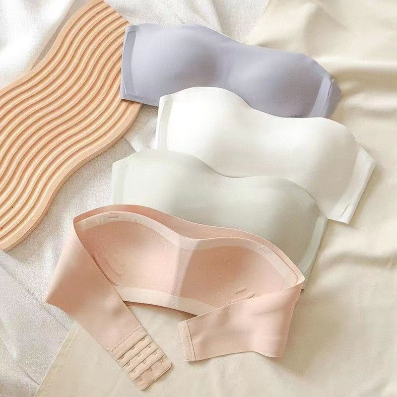 Thumbnail: Summer Strapless Bra Women Underwear Seamless Push Up Brassiere Invisible