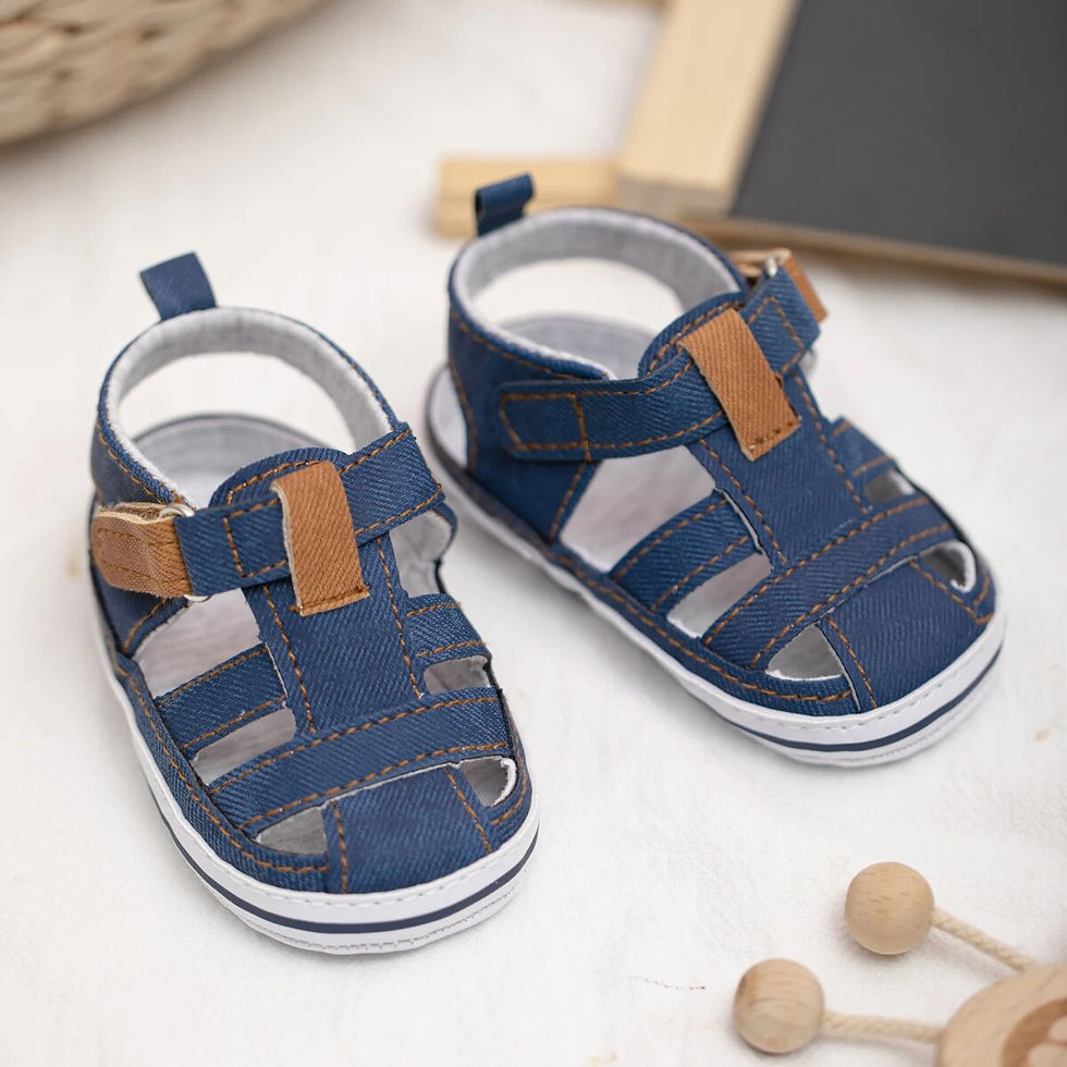 Thumbnail: Baby Canvas Casual Sneakers with Anti-Slip Rubber Sole for Infant and Toddler