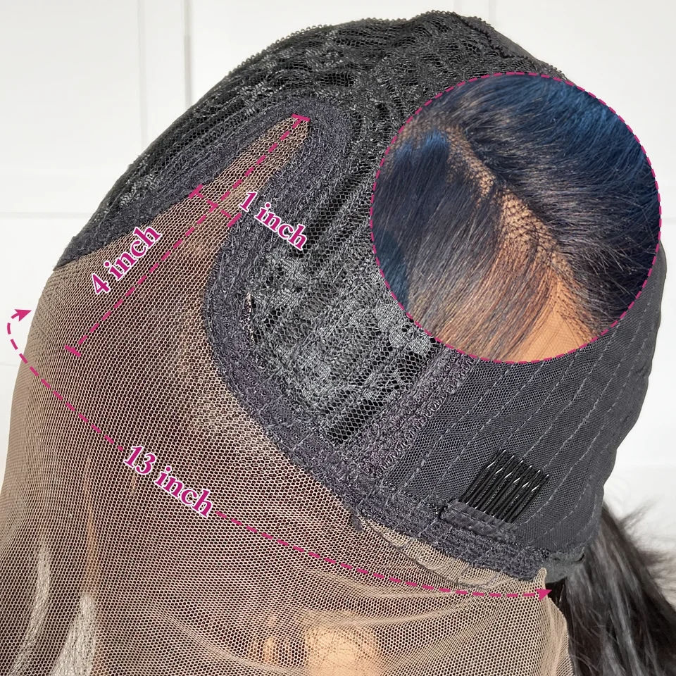 Thumbnail: Brazilian Straight Bob Wig with Bangs – 33# Brown Lace Front Human Hair