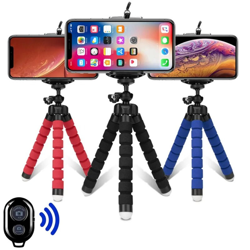 Thumbnail: Flexible Phone Tripod Stand for Mobile Cameras – Compact & Lightweight Design