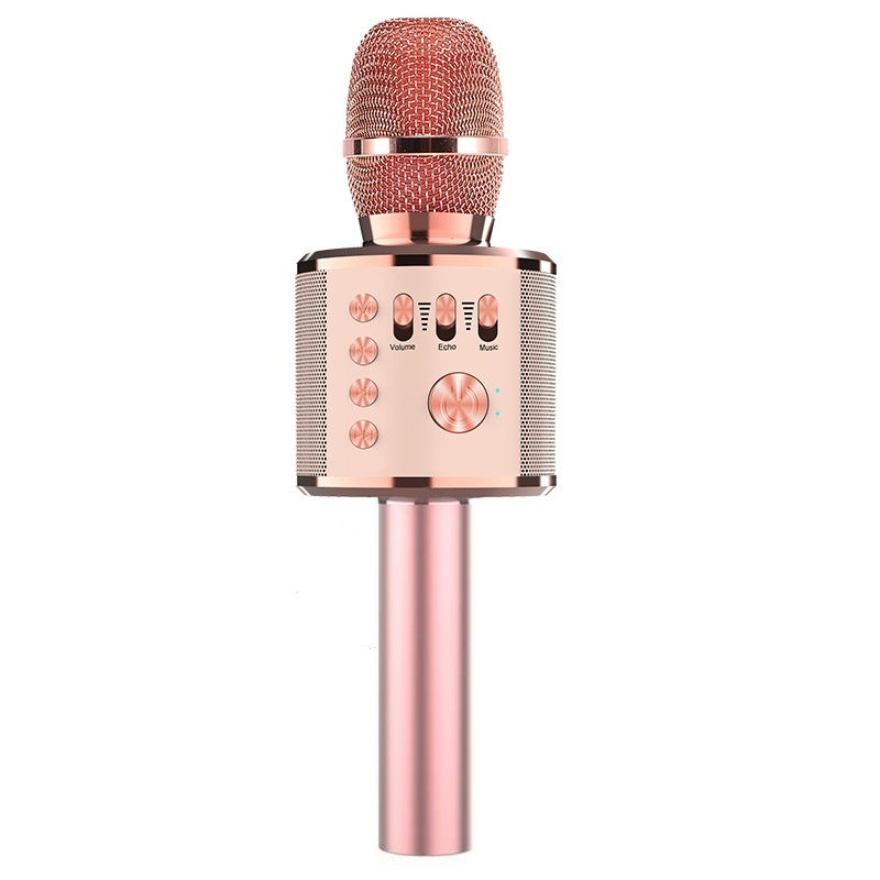 Thumbnail: Wireless Bluetooth Speaker Mic Karaoke Handheld Portable Microphone with RGB
